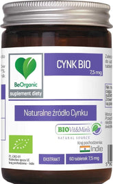 Szerves cink kivonat BIO 60 tabletta (75 mg) - BE ORGANIC